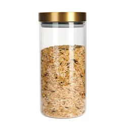 Matoppbevaring>Lifetime Brands Europe ltd Masterclass Oppbevaringsboks 1,5L Glass med Lokk