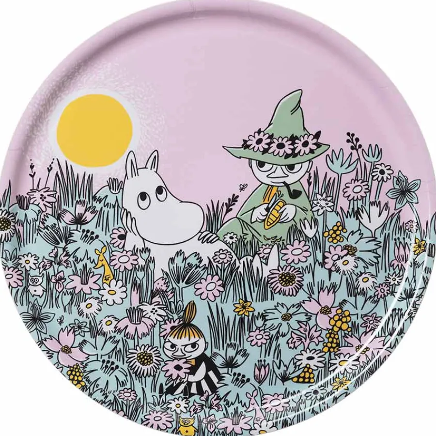 Fat>MOOMIN ARABIA Mummi Serveringsbrett 35cm Venner For Alltid