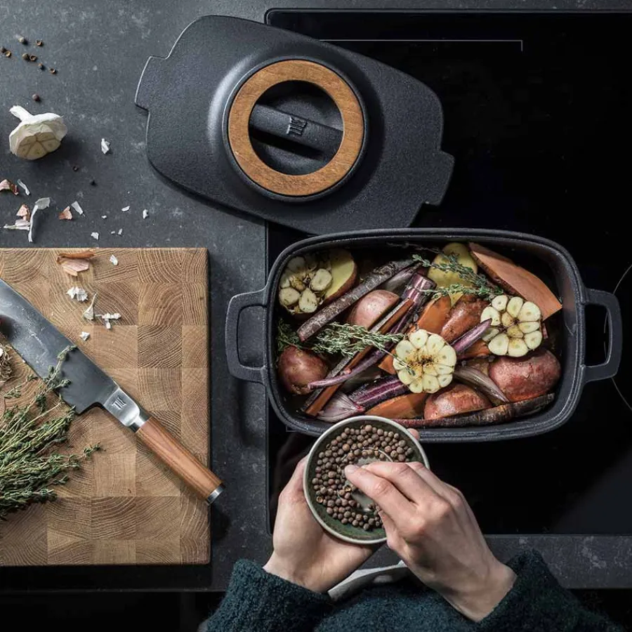 Støpejern>FISKARS Norden Oval Støpejernsgryte 5L