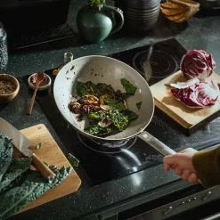Stål>FISKARS Norden Wok 28cm Rustfritt Stål
