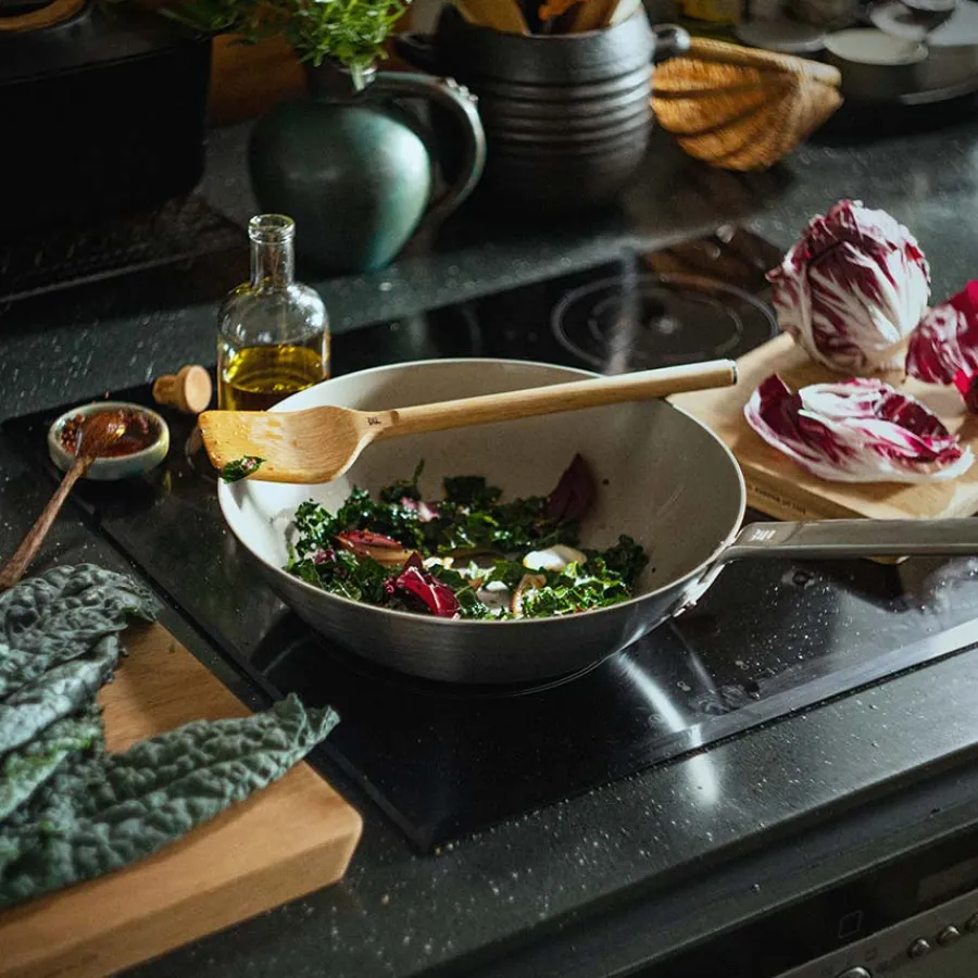 Stål>FISKARS Norden Wok 28cm Rustfritt Stål