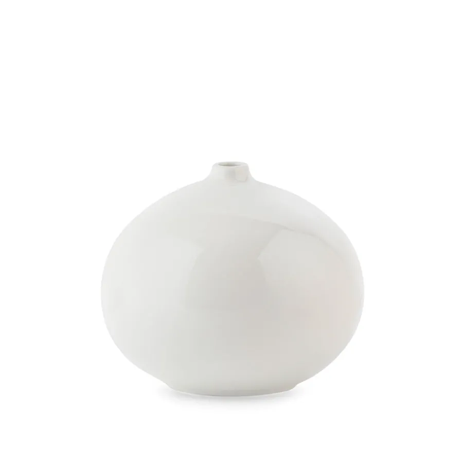 Dekor|Vaser>PORSGRUNDS PORSELÆNSFABRIK Nordic Living Vase 11,5x10cm Hvit