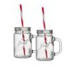 Krus>NORGESGLASSET Norgesglass Seidel Glass 2pk m/Sugerør