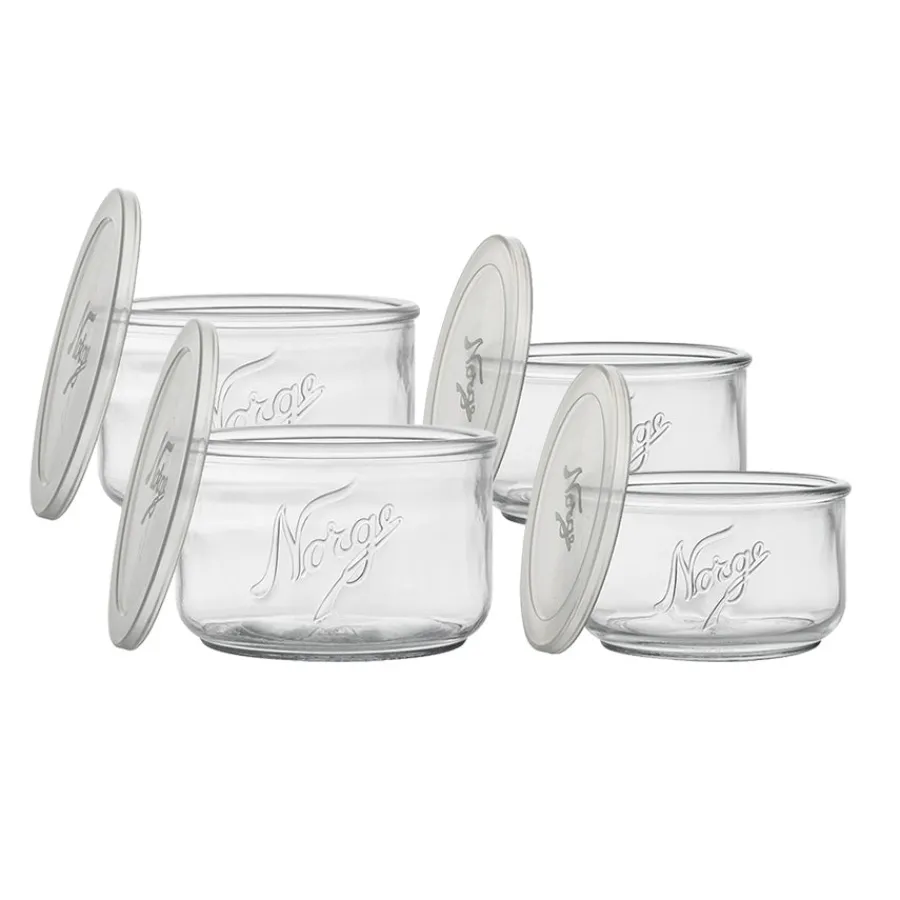 Matoppbevaring>NORGESGLASSET Oppbevaringspakke Med Plastlokk