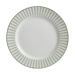 Dype Tallerkener|Asjetter>NOVA Abby Asjett 21cm Grønn m/Gullkant