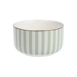 Skåler|Dessertskåler>NOVA Abby Skål 12cm Grønn m/Gullkant