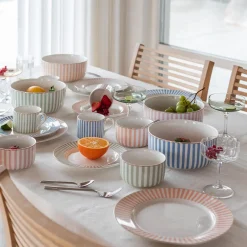 Skåler|Dessertskåler>NOVA Abby Skål 12cm Rosa m/Gullkant