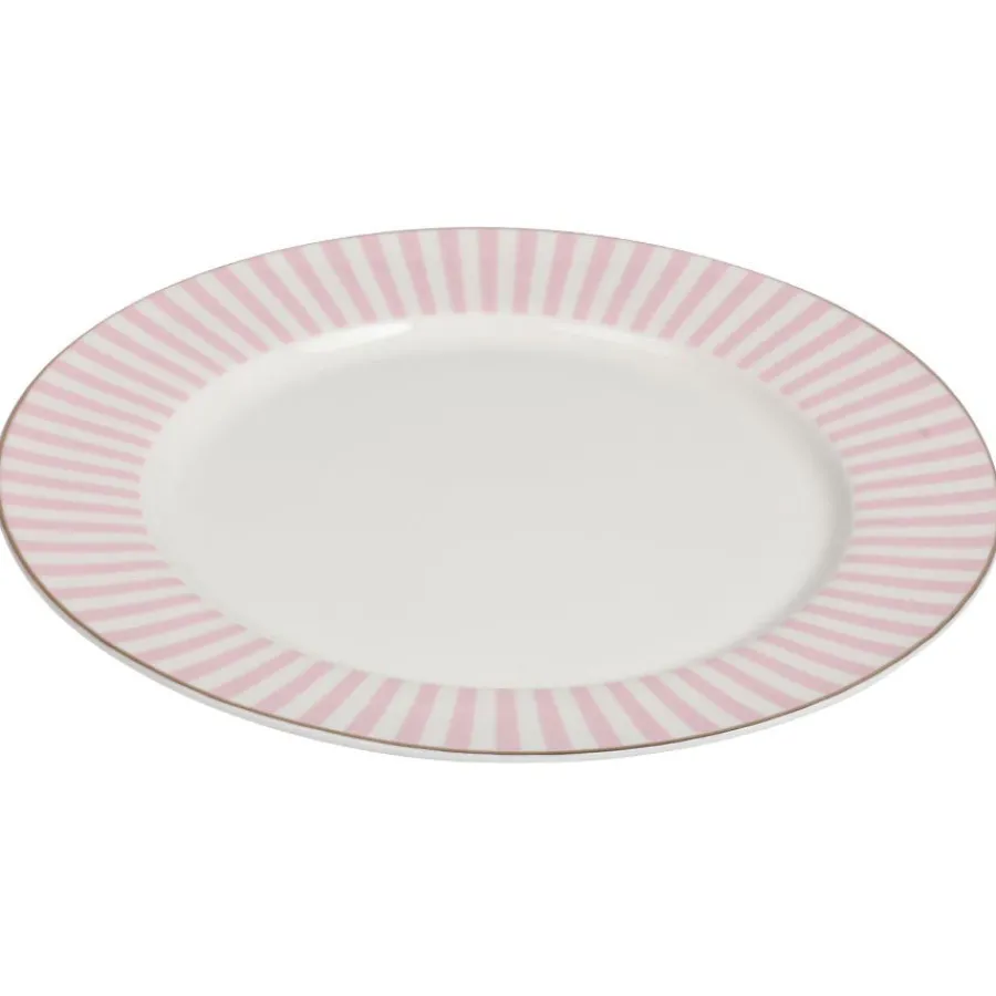 Tallerkener>NOVA Abby Tallerken 26cm Rosa m/Gullkant
