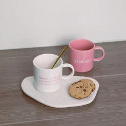 Krus|Kopper>NOVA Dynamic Krus m/Tekst 450ml Hvit