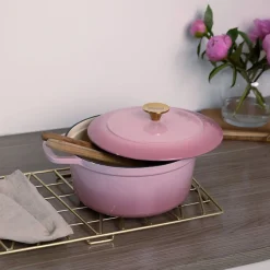 Støpejern>NOVA Dynamic Støpejernsgryte 4,3L 24cm Rosa