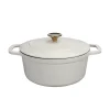 Støpejern>NOVA Dynamic Støpejernsgryte 4,3L 24cm Beige