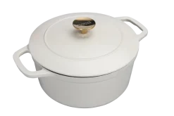 Støpejern>NOVA Dynamic Støpejernsgryte 4,3L 24cm Beige