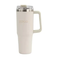 Drikkeflasker>NOVA Dynamic Termokopp m/Sugerør 1,1L Creme