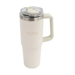 Drikkeflasker>NOVA Dynamic Termokopp m/Sugerør 1,1L Creme