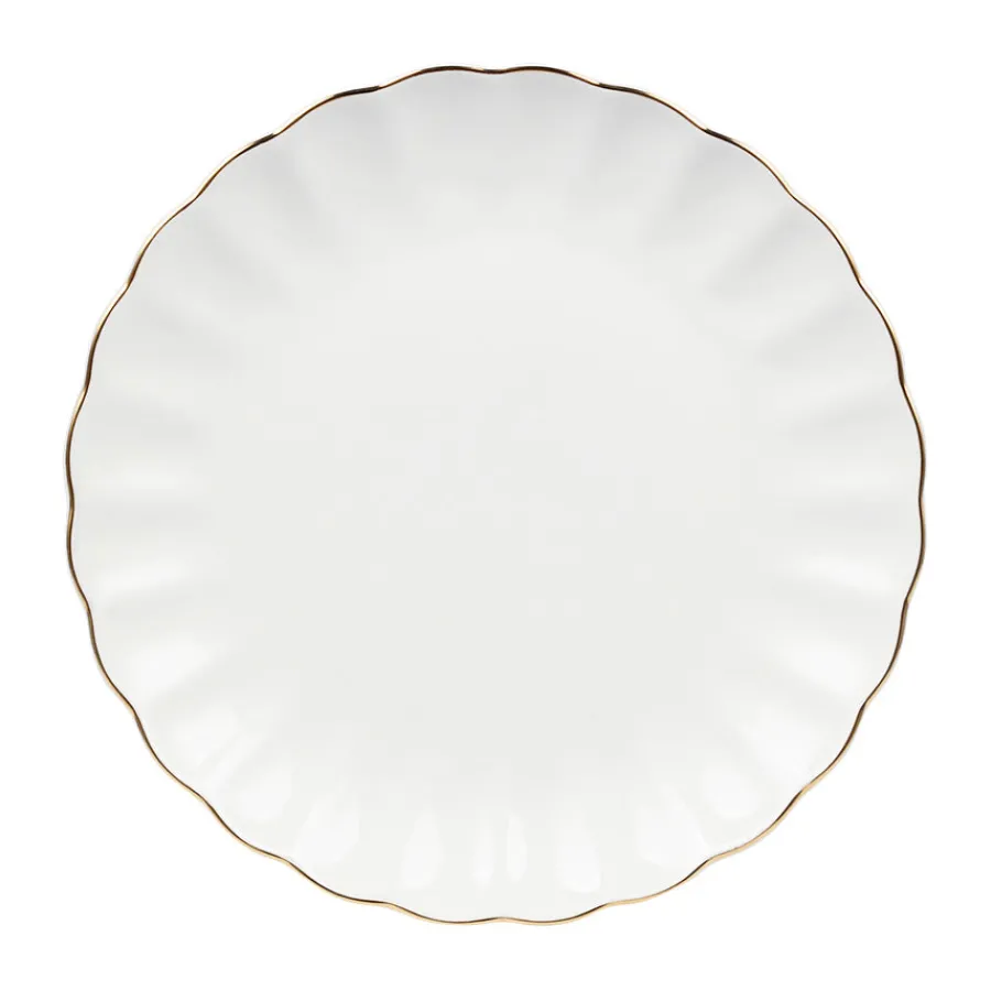 Tallerkener>NOVA Lilly Tallerken 26cm Hvit m/Gullkant