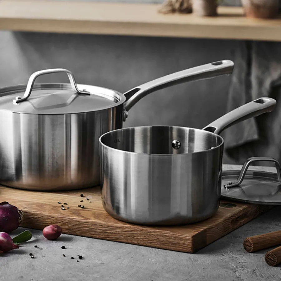 Aluminium>PILLIVUYT GOURMET Divette Kasserolle m/Lokk 16cm