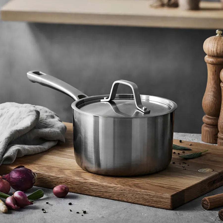 Aluminium>PILLIVUYT GOURMET Divette Kasserolle m/Lokk 16cm