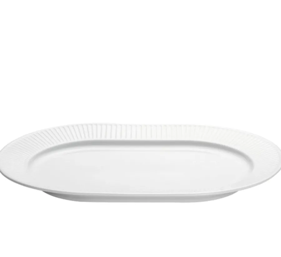 Fat>PILLIVUYT Plisse Ovalt Serveringsfat 36cm