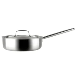 Stål>PILLIVUYT GOURMET Pillivuyt Somme Sautepanne med Lokk 24cm Rustfritt Stål