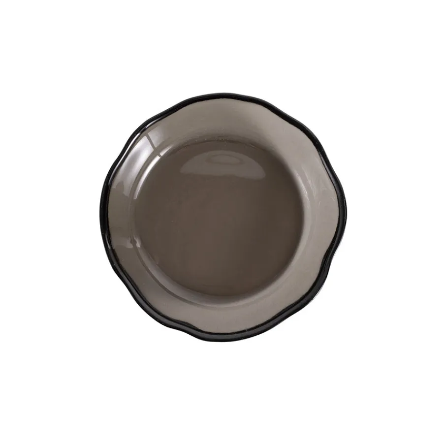 Asjetter>PORSGRUNDS PORSELÆNSFABRIK Porsgrunds Porselænsfabrik Asjett 22cm Koksgrått Glass 4pk