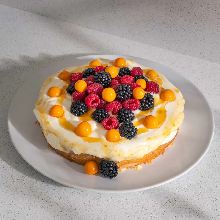 Bakeutstyr>PORSGRUNDS PORSELÆNSFABRIK Porsgrunds Porselænsfabrik Bake It Easy Rundt Kakefat 34 cm