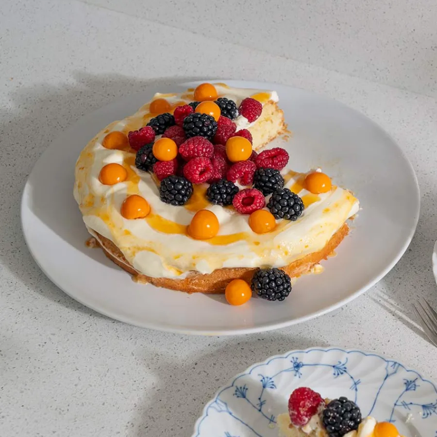 Bakeutstyr>PORSGRUNDS PORSELÆNSFABRIK Porsgrunds Porselænsfabrik Bake It Easy Rundt Kakefat 34 cm