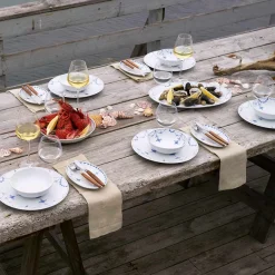 Dessertskåler|Skåler>PORSGRUNDS PORSELÆNSFABRIK Porsgrunds Porselænsfabrik Bølge Strå Dessertskål 16cm