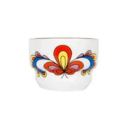 Eggeglass>PORSGRUNDS PORSELÆNSFABRIK Porsgrunds Porselænsfabrik Bondemønster Eggeglass 3,6cm 4pk