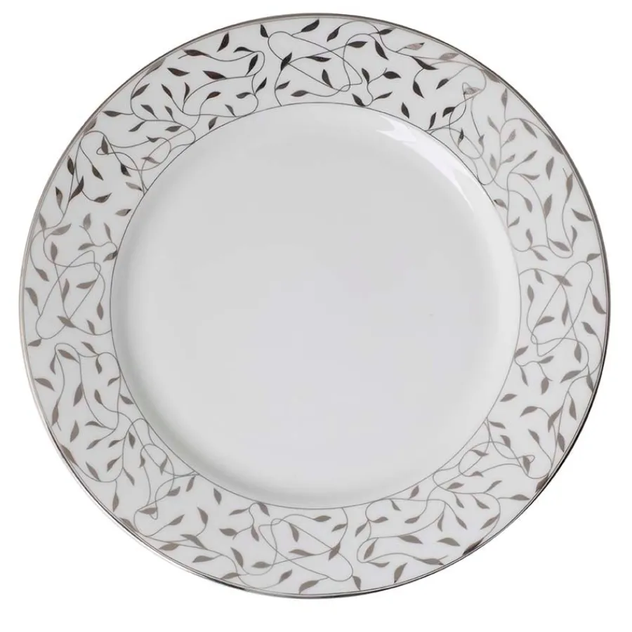 Tallerkener>PORSGRUNDS PORSELÆNSFABRIK Porsgrunds Porselænsfabrik Cecilie Platinum Tallerken Flat 27 cm