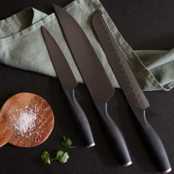 Kniver>PORSGRUNDS PORSELÆNSFABRIK Porsgrunds Porselænsfabrik De Cuisson Brødkniv 21cm Sort