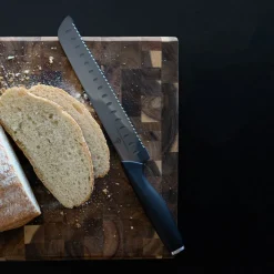 Kniver>PORSGRUNDS PORSELÆNSFABRIK Porsgrunds Porselænsfabrik De Cuisson Brødkniv 21cm Sort