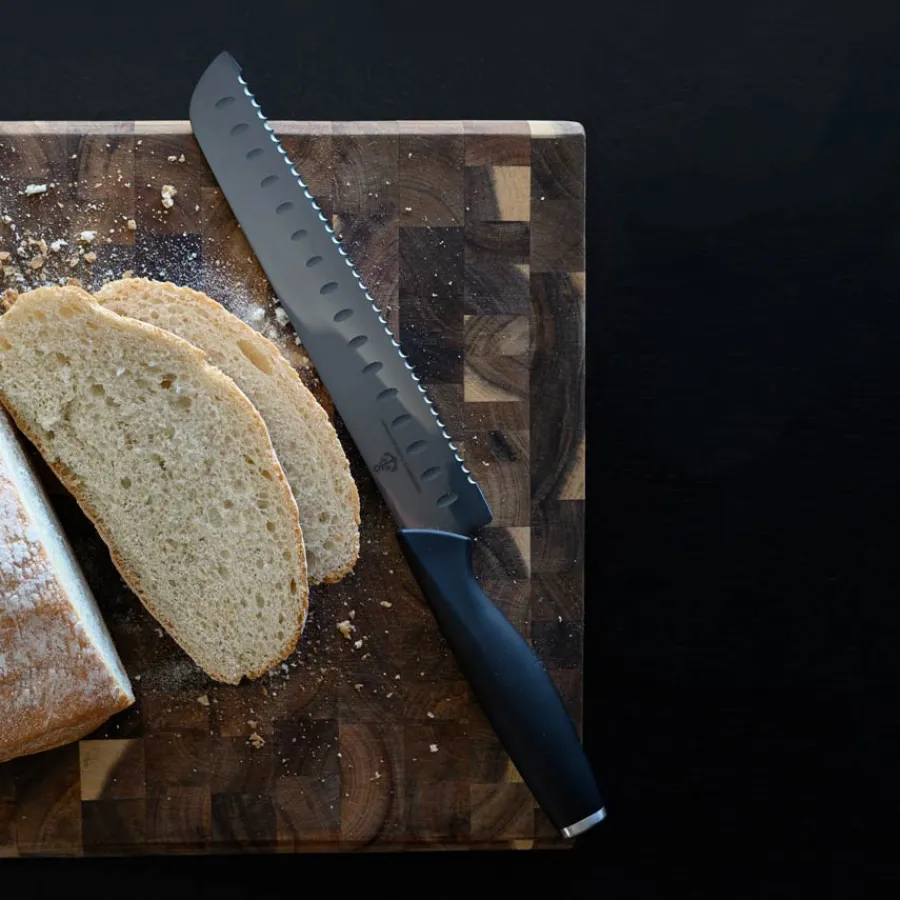 Kniver>PORSGRUNDS PORSELÆNSFABRIK Porsgrunds Porselænsfabrik De Cuisson Brødkniv 21cm Sort
