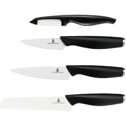 Kniver>PORSGRUNDS PORSELÆNSFABRIK Porsgrunds Porselænsfabrik De Cussion Knivsett 4 deler