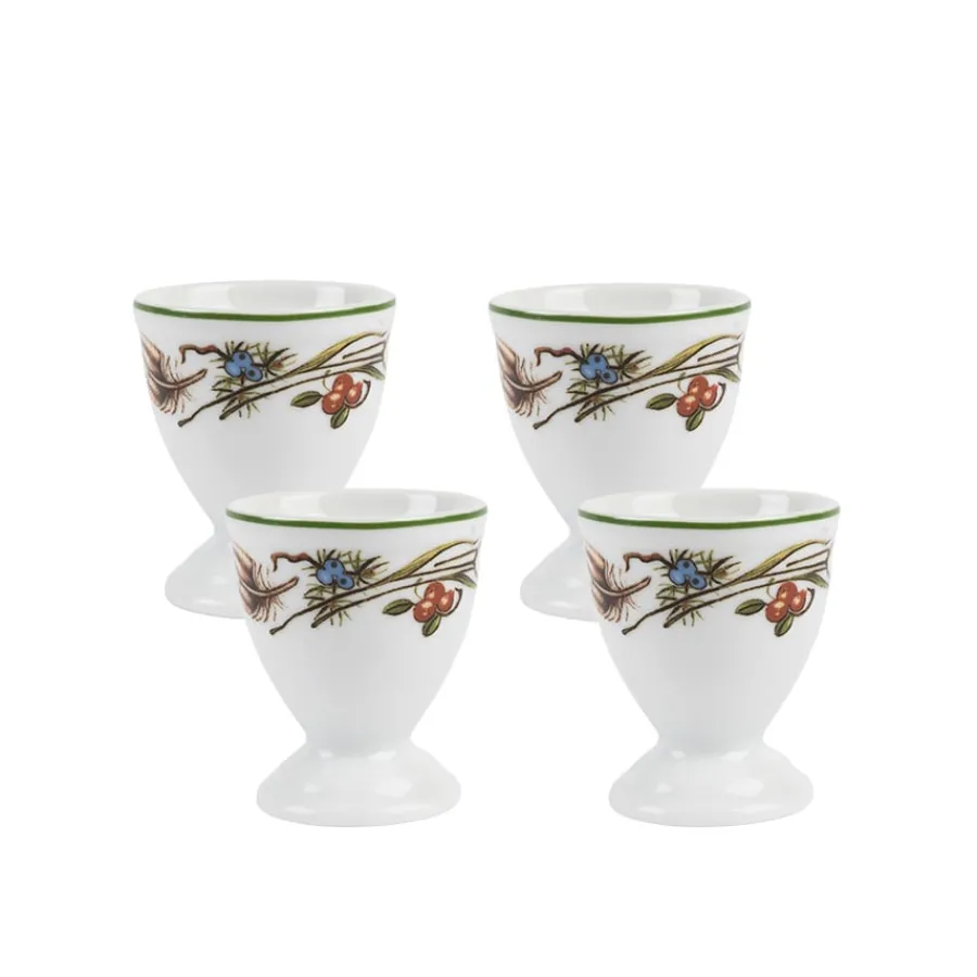 Eggeglass>PORSGRUNDS PORSELÆNSFABRIK Porsgrunds Porselænsfabrik Fauna Eggeglass 4pk