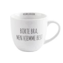 Krus|Kopper>PORSGRUNDS PORSELÆNSFABRIK Porsgrunds Porselænsfabrik Krus Borte Bra Hjemme Best 38cl
