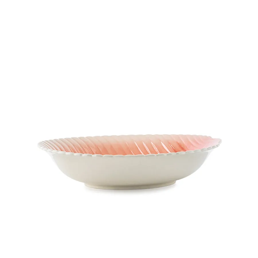 Dype Tallerkener>PORSGRUNDS PORSELÆNSFABRIK Porsgrunds Porselænsfabrik Kamskjell Dyp Tallerken 22cm Korall