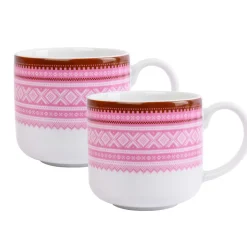 Kopper>PORSGRUNDS PORSELÆNSFABRIK Porsgrunds Porselænsfabrik Marius Trend Krus 25 Cl Rosa 2pk