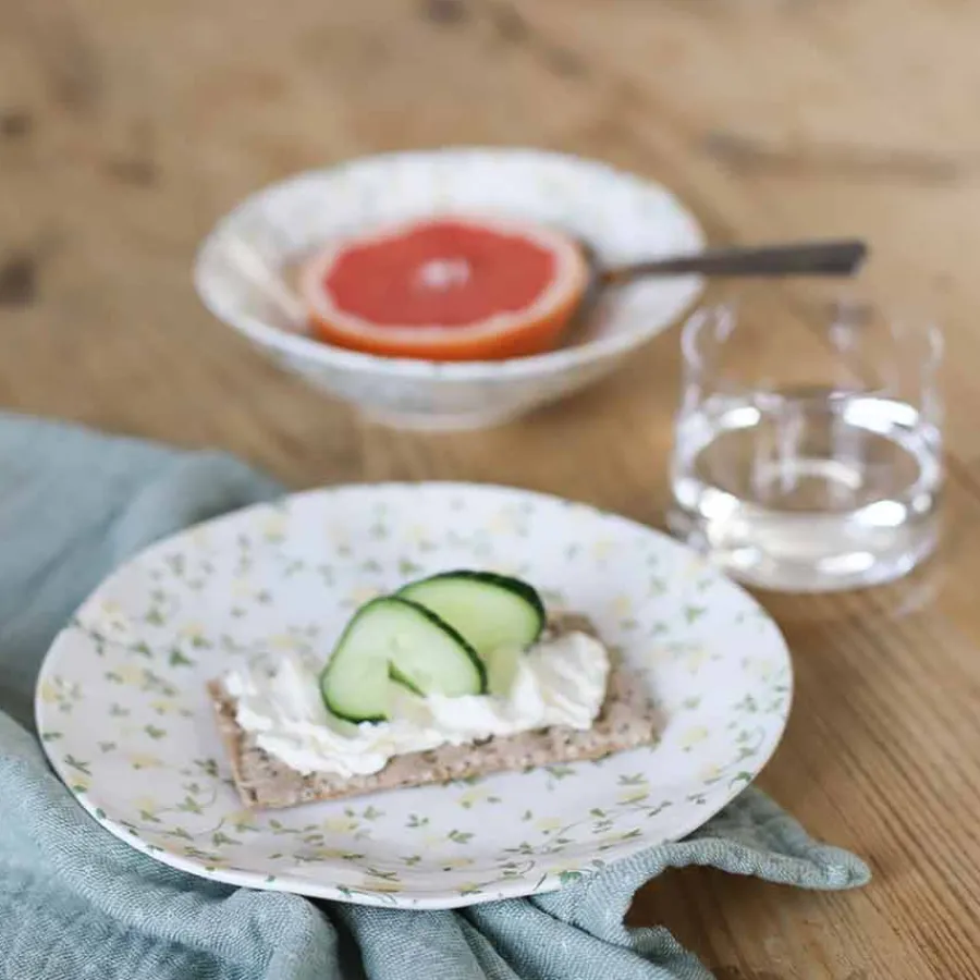 Tallerkener>PORSGRUNDS PORSELÆNSFABRIK Porsgrunds Porselænsfabrik Maia Tallerken 21cm Gul