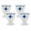Eggeglass>PORSGRUNDS PORSELÆNSFABRIK Porsgrunds Porselænsfabrik Ministrå Eggeglass 4pk