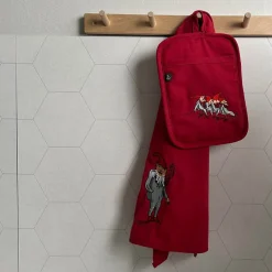 Tekstiler>PORSGRUNDS PORSELÆNSFABRIK Porsgrunds Porselænsfabrik Nisse Kjøkkenhåndkle 70x50cm Rød