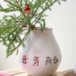 Vaser|Dekor>PORSGRUNDS PORSELÆNSFABRIK Porsgrunds Porselænsfabrik Nisseservise Vase 19cm