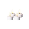Lys>PORSGRUNDS PORSELÆNSFABRIK Porsgrunds Porselænsfabrik Nordic Light LED Telys 4pk m/Batteri