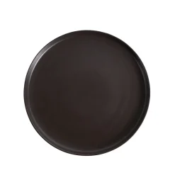 Tallerkener>PORSGRUNDS PORSELÆNSFABRIK Porsgrunds Porselænsfabrik Natur Tallerken m/Kant 25cm Matt Sort