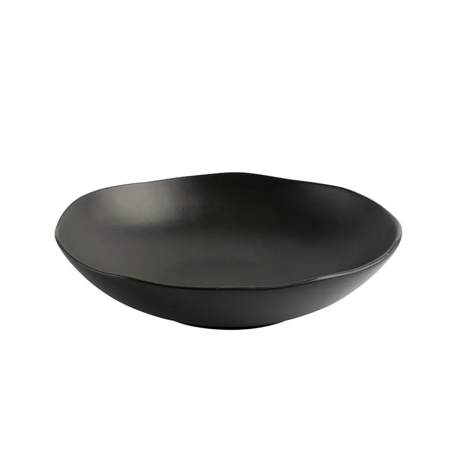Dype Tallerkener>PORSGRUNDS PORSELÆNSFABRIK Porsgrunds Porselænsfabrik Natur Dyp Tallerken 24cm Matt Sort