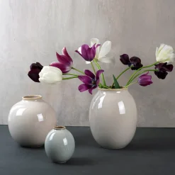 Dekor|Vaser>PORSGRUNDS PORSELÆNSFABRIK Porsgrunds Porselænsfabrik Soft Vase 21,5cm Off-White