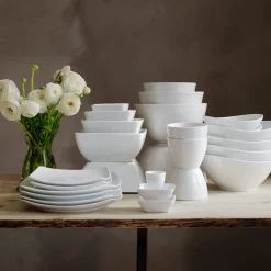 Tallerkener|Asjetter>PORSGRUNDS PORSELÆNSFABRIK Porsgrunds Porselænsfabrik Sense Firkantet Tallerken 21cm 4pk