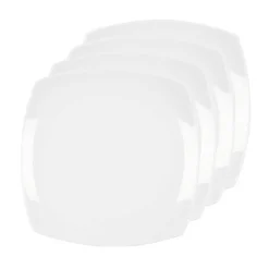 Tallerkener>PORSGRUNDS PORSELÆNSFABRIK Porsgrunds Porselænsfabrik Sense Firkantet Tallerken 27cm 4pk
