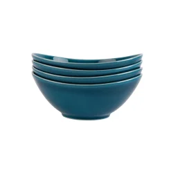 Skåler>PORSGRUNDS PORSELÆNSFABRIK Porsgrunds Porselænsfabrik Sense Teal Bolle 18,5cm 4pk