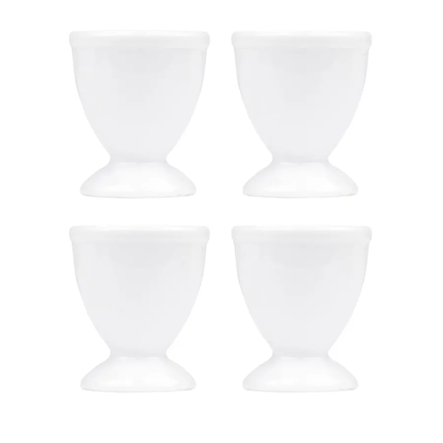 Eggeglass>PORSGRUNDS PORSELÆNSFABRIK Porsgrunds Porselænsfabrik Sense Eggeglass 4 pk Hvit