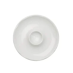 Eggeglass>PORSGRUNDS PORSELÆNSFABRIK Porsgrunds Porselænsfabrik Victoria Hvit Eggeskål 13cm
